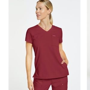 Jaanuu Women's 3-Pocket V-Neck Top